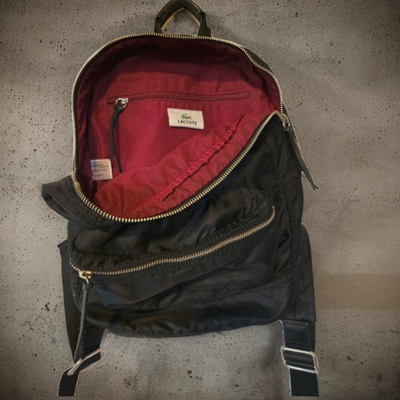 Lacoste Black Mini-Backpack - Picture 2 of 10